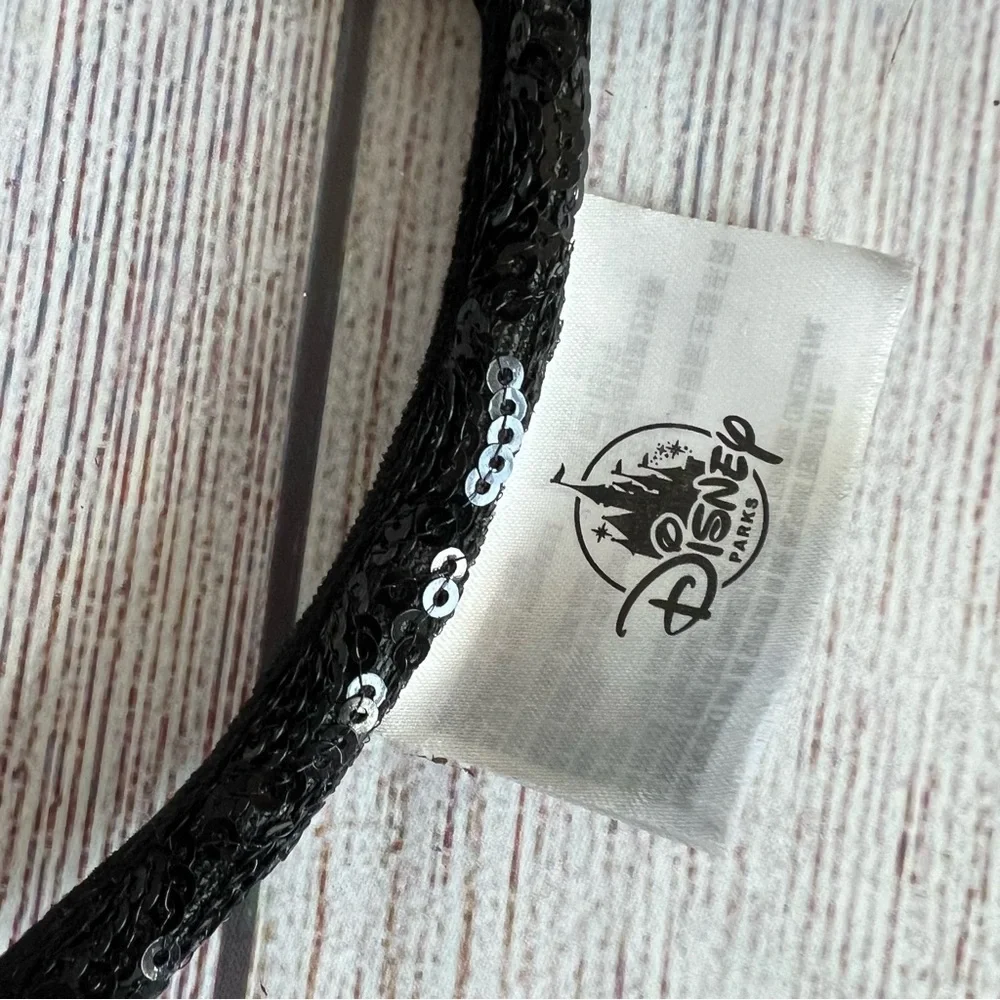 DISNEY PARKS Minnie Mouse Sequin Ears Headband